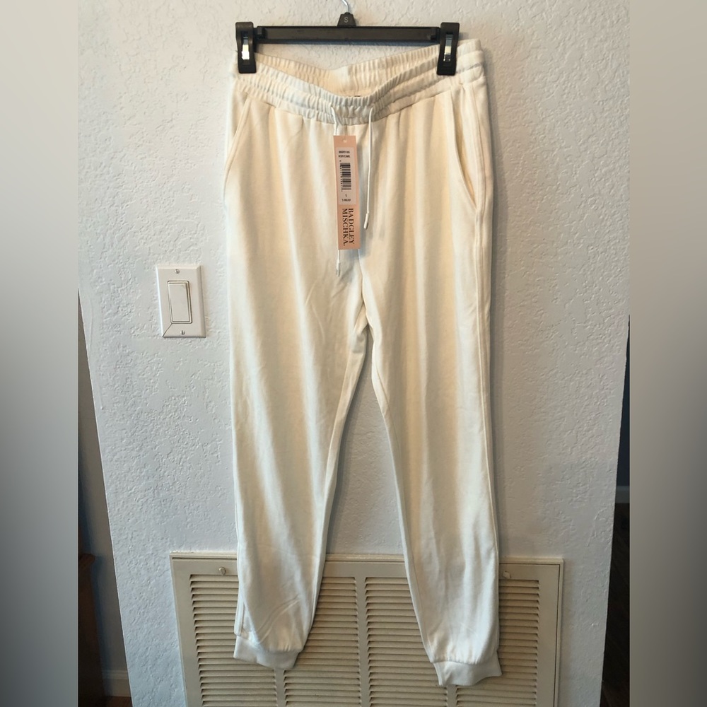NWT Comfy Cream Lounge Pants